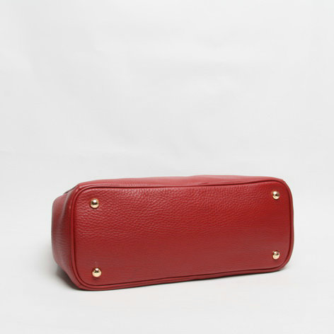 2014 Prada original grained calf tote bag BN2420 red - Click Image to Close